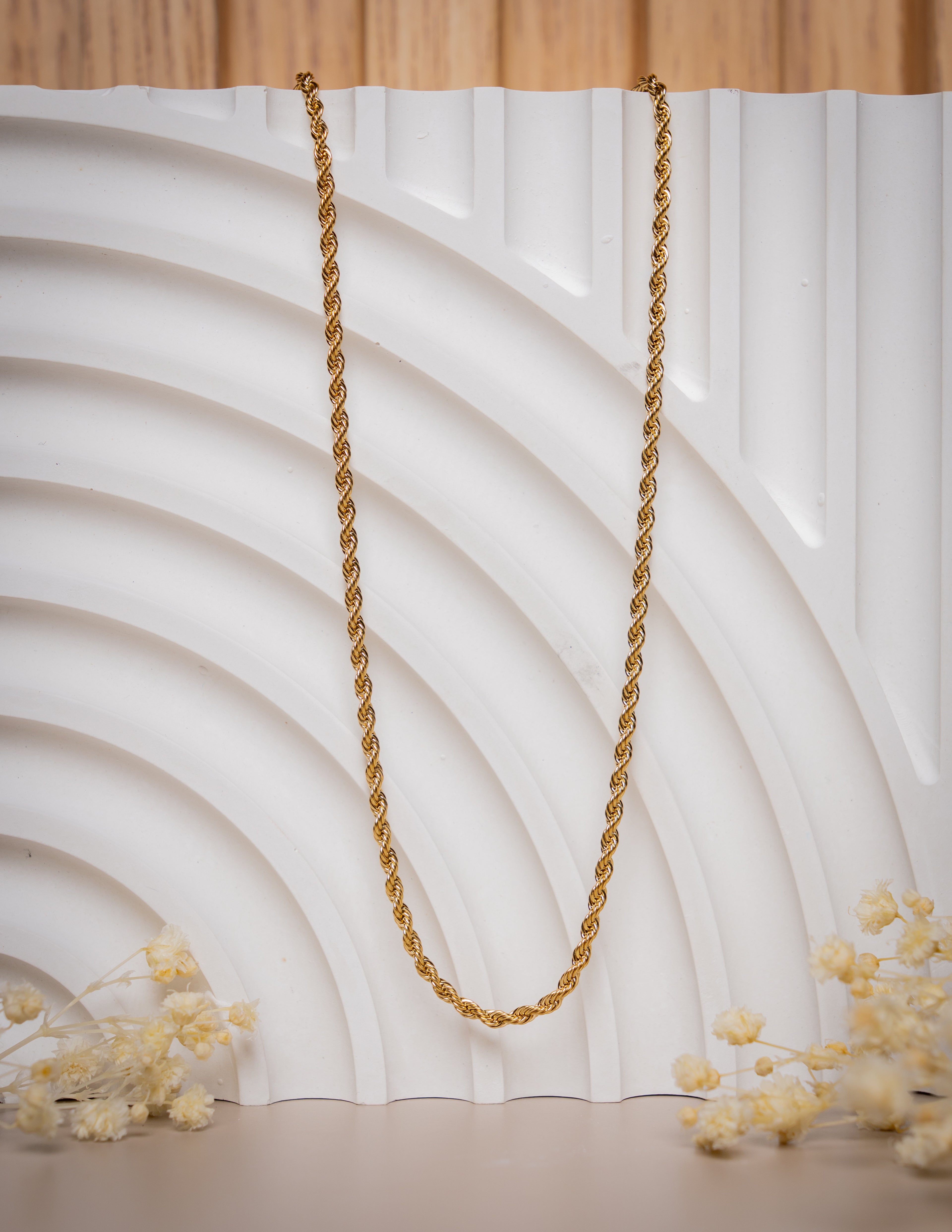 Cadena Lazo Dorada - Mujer