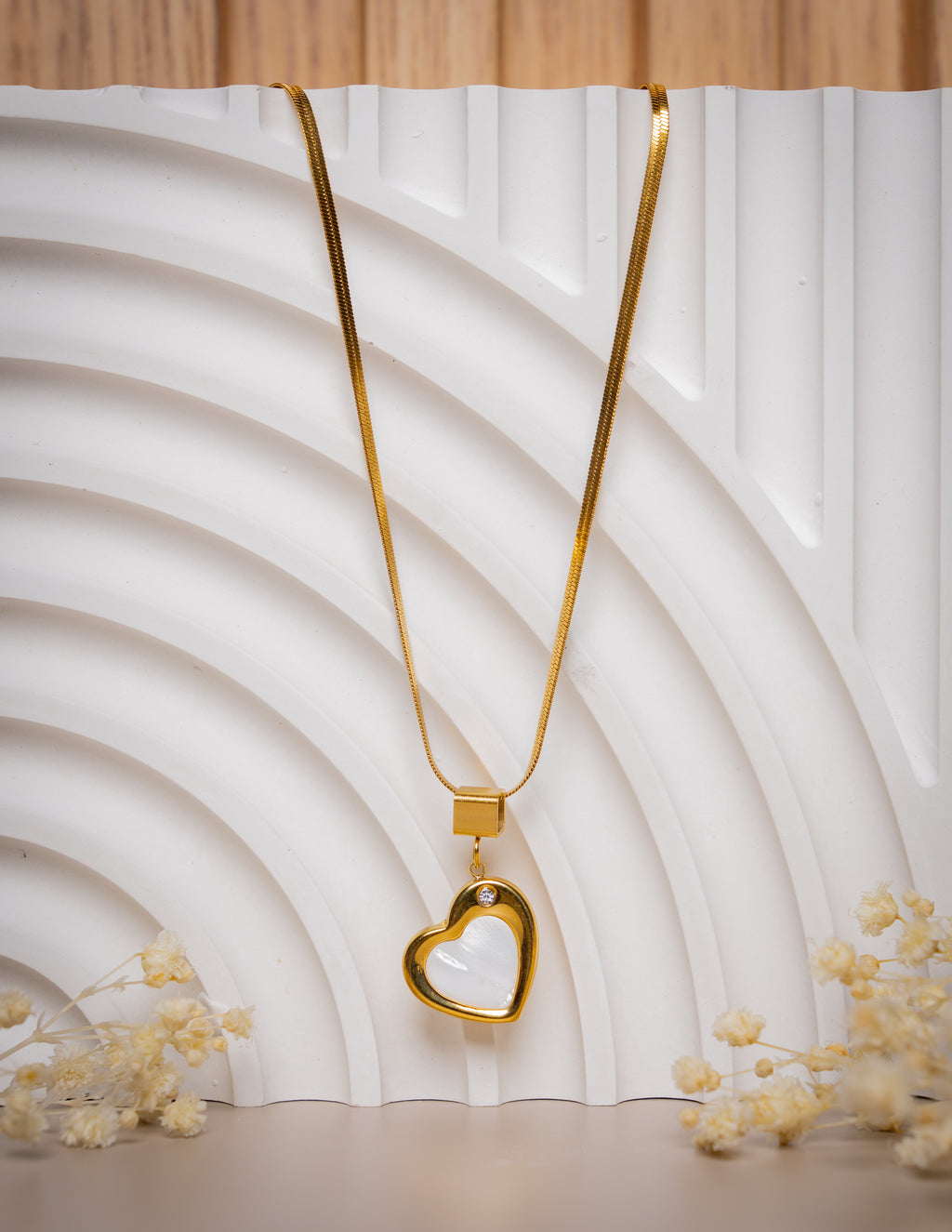 Cadena Egipcia + Dije Corazón - Mujer