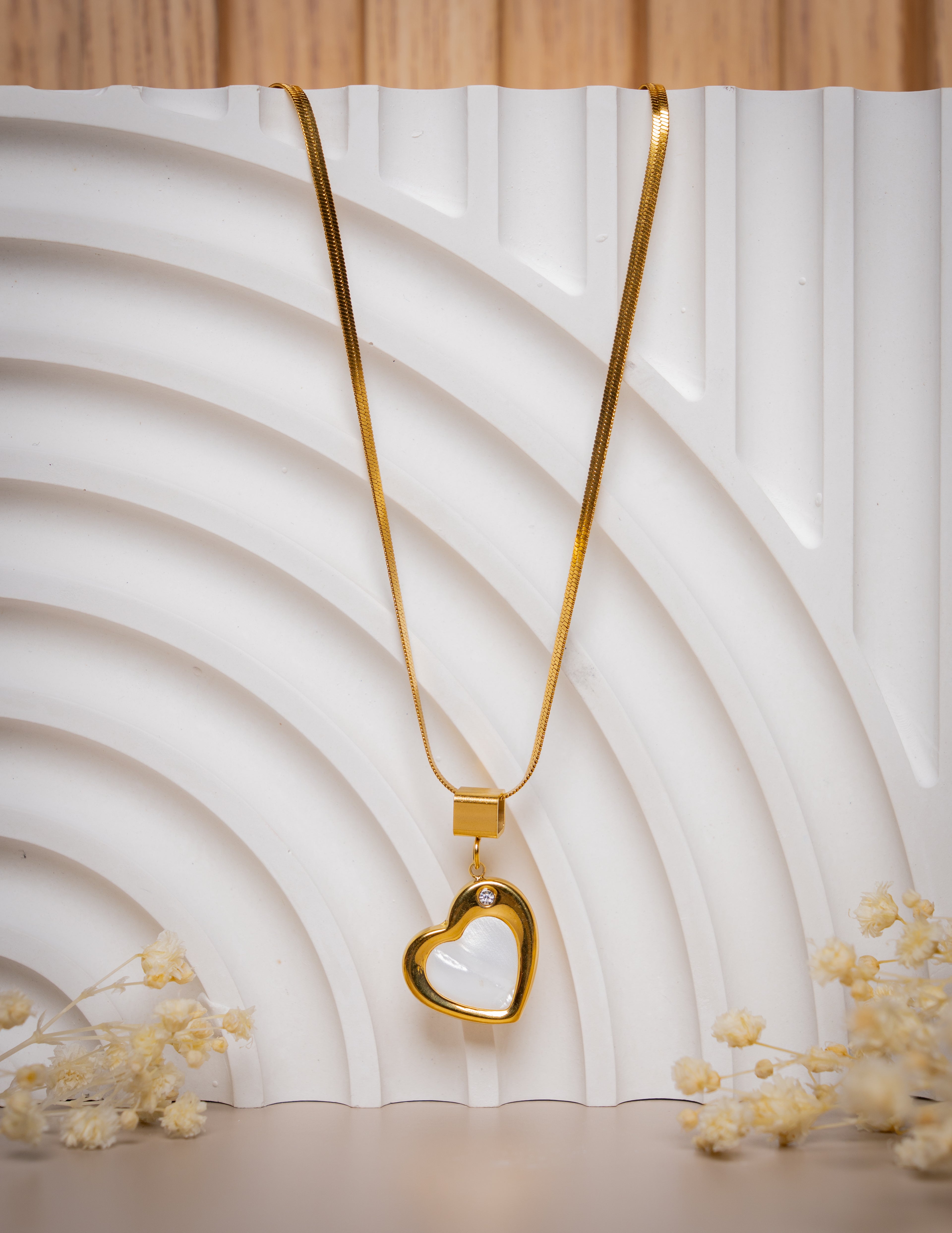 Cadena Egipcia + Dije Corazón - Mujer