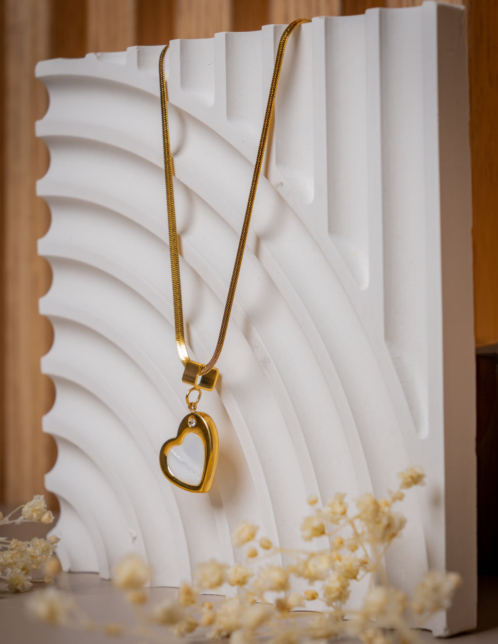 Cadena Egipcia + Dije Corazón - Mujer