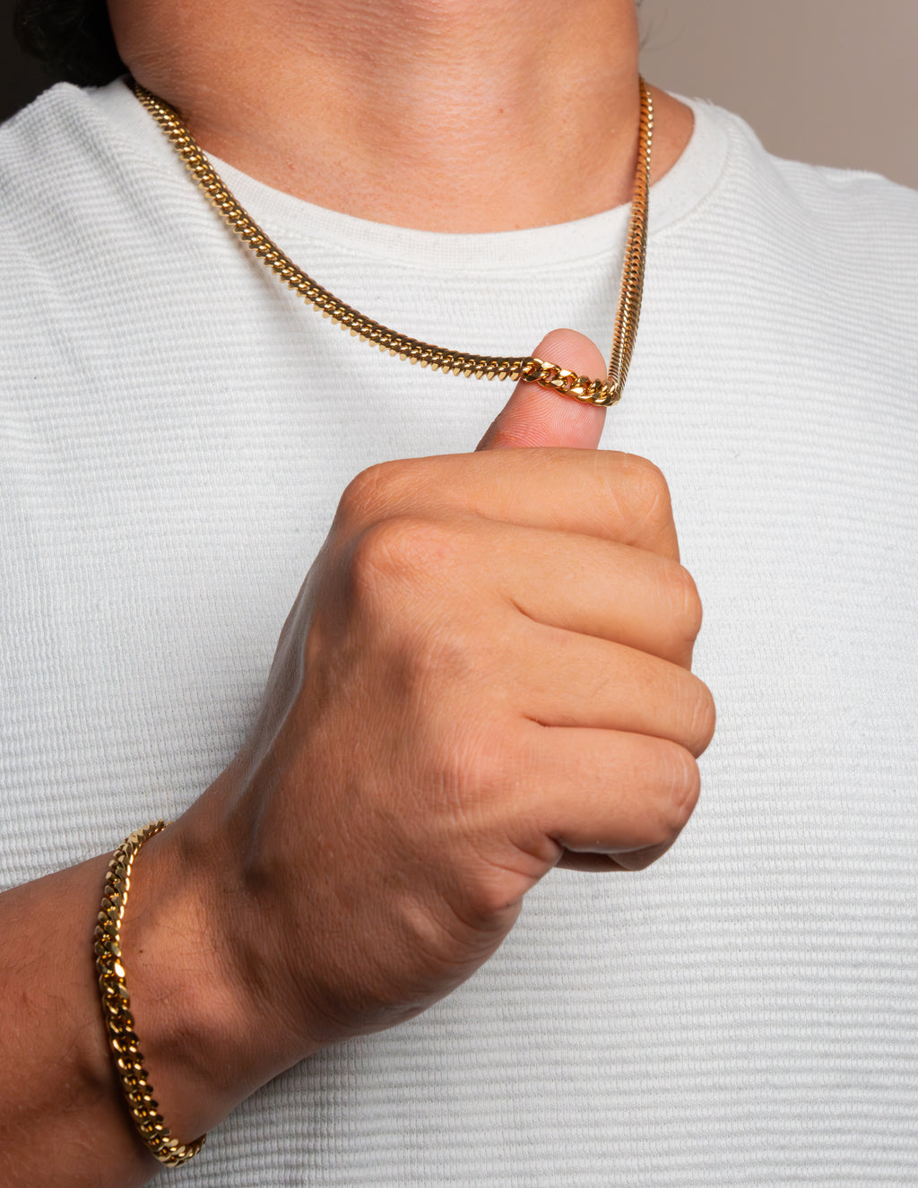 Combo Para Él Pulso + Cadena Cubana