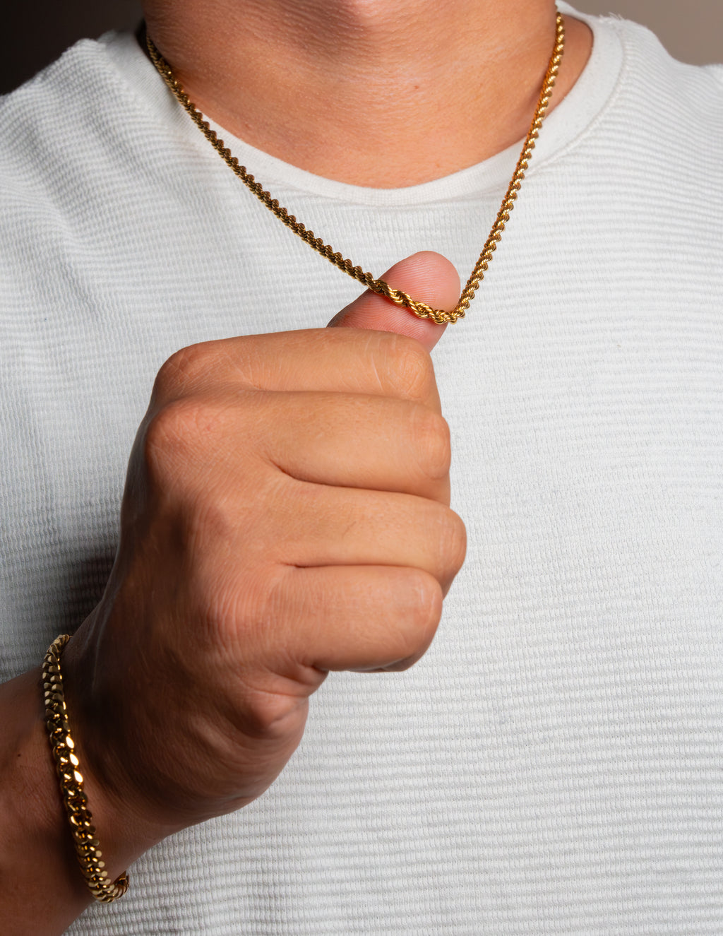 Combo Pareja Cadenas: Lazos Dorados