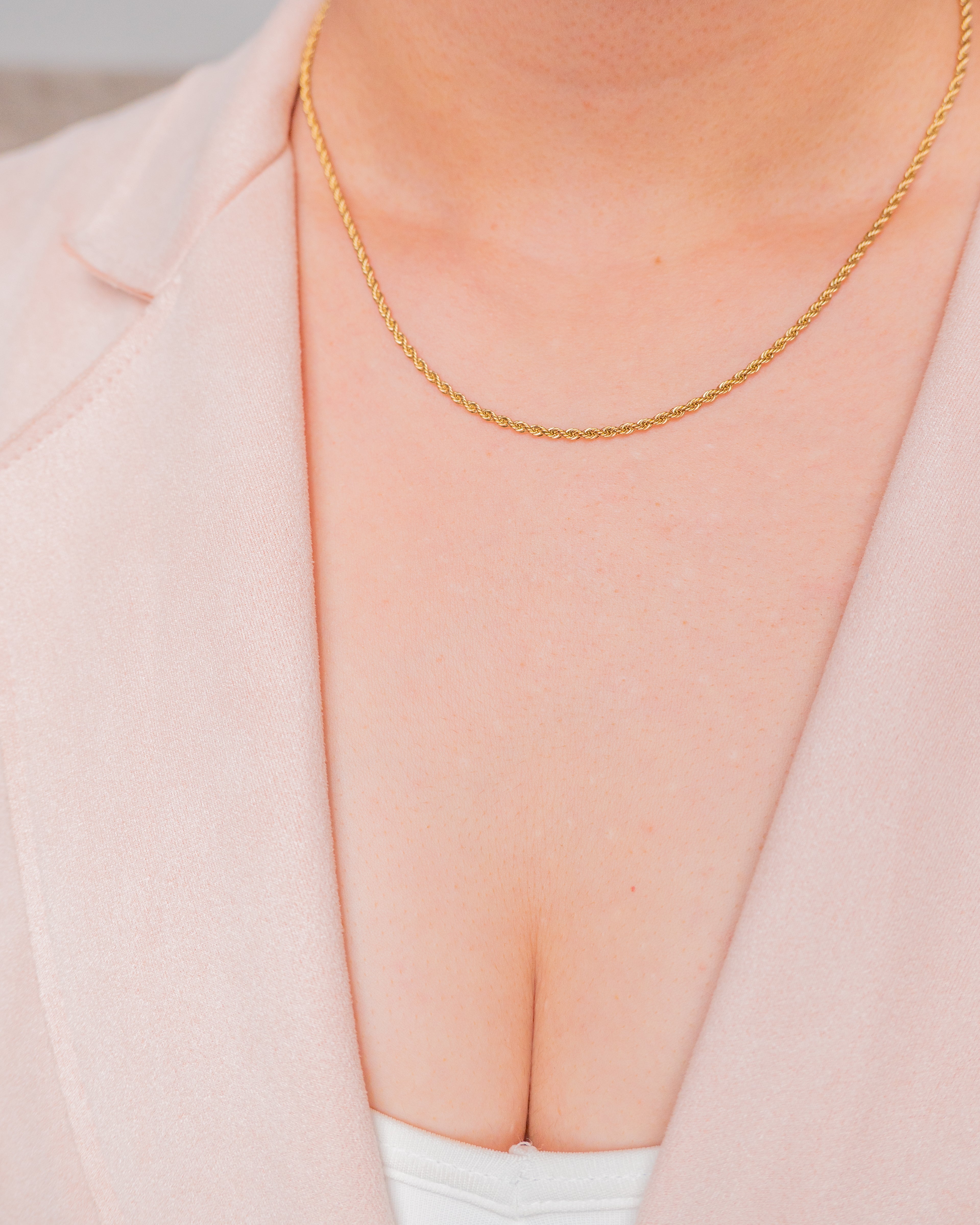 Combo Para Ella Pulso + Cadena Lazo Dorado