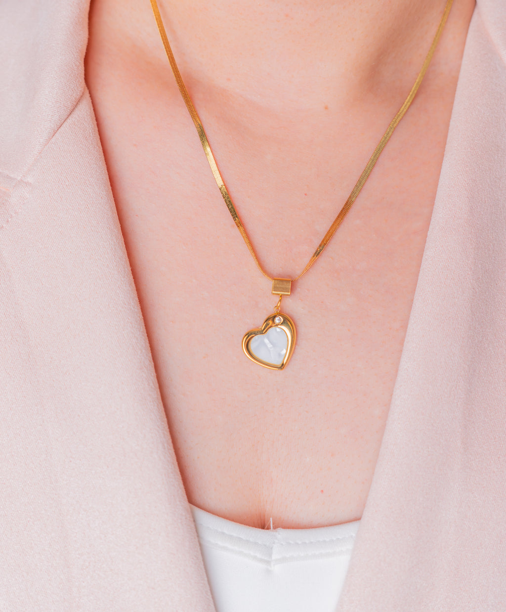 Cadena Egipcia + Dije Corazón - Mujer