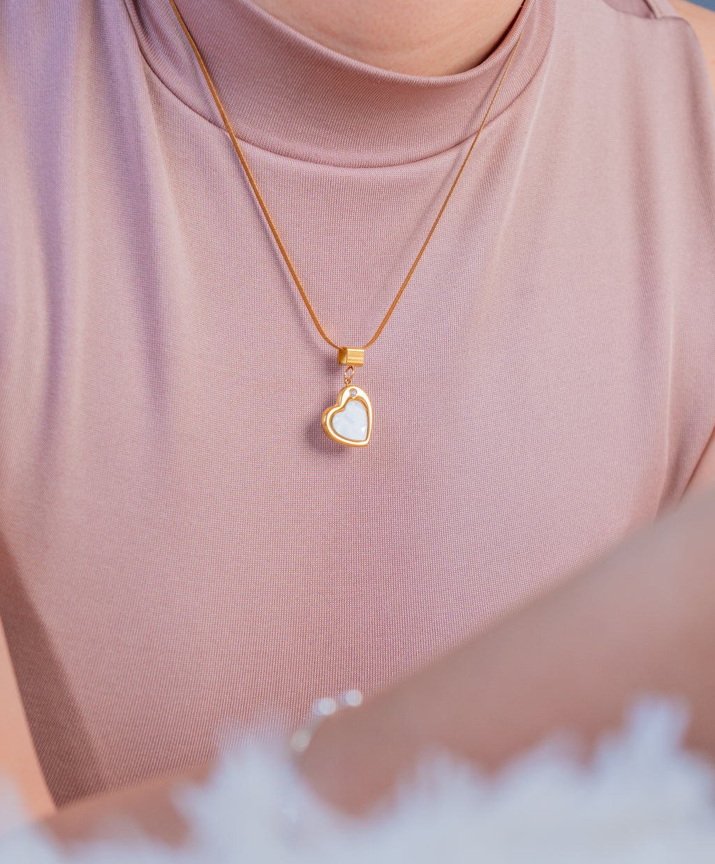 Cadena Egipcia + Dije Corazón - Mujer