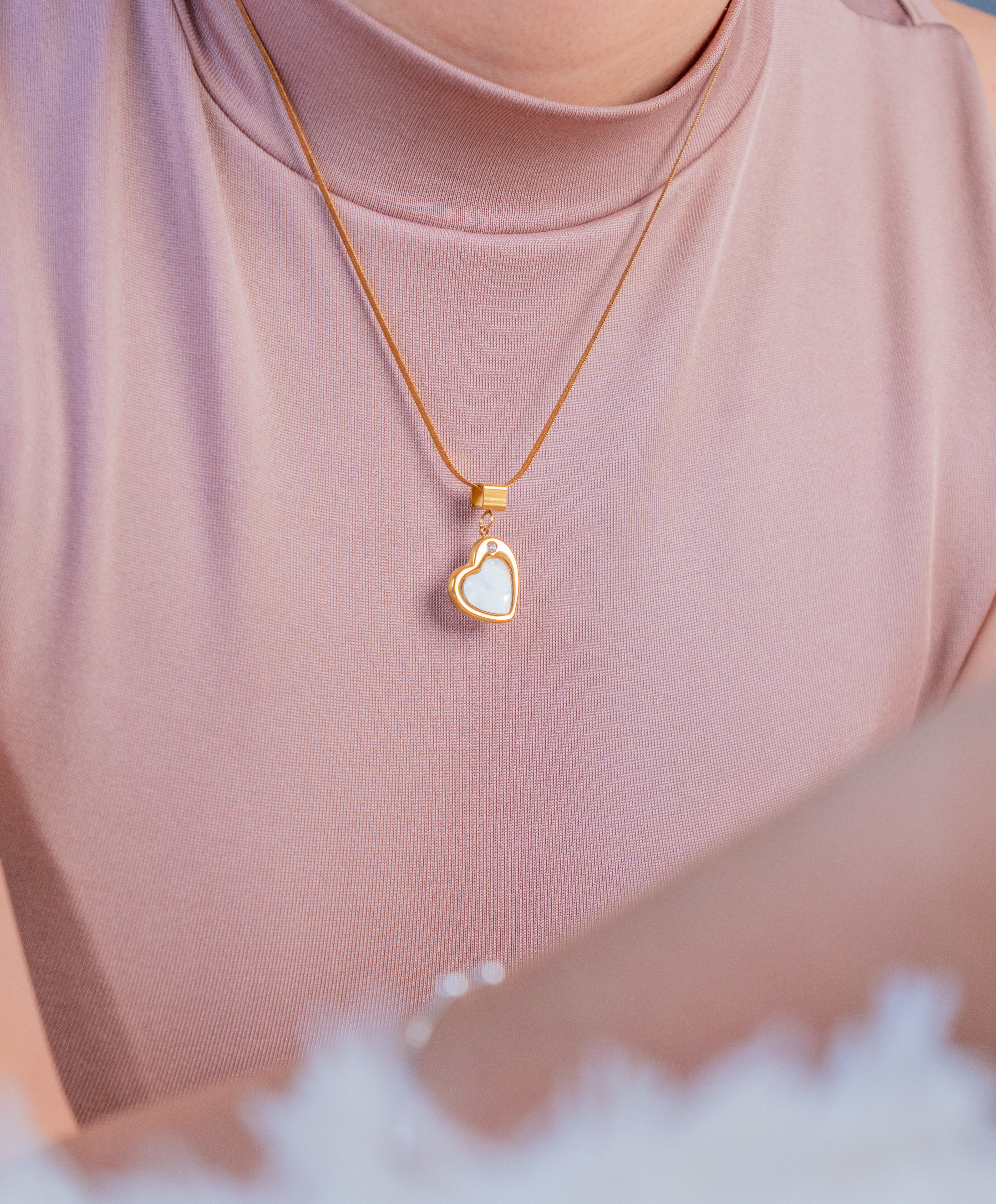 Cadena Egipcia + Dije Corazón - Mujer