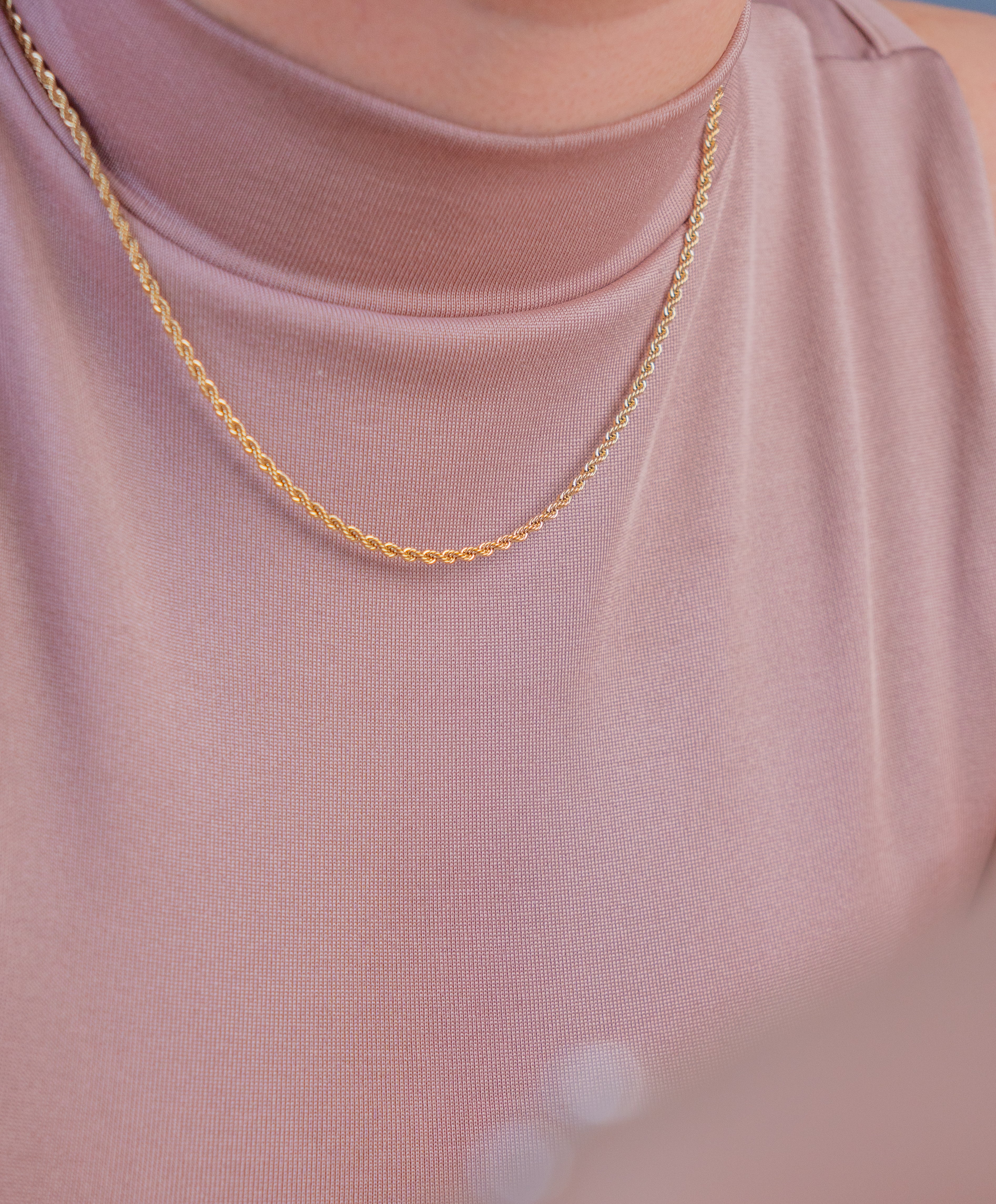 Cadena Lazo Dorada - Mujer