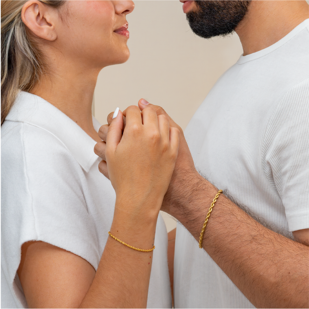 Combo Pareja Pulsos: Lazos Dorados